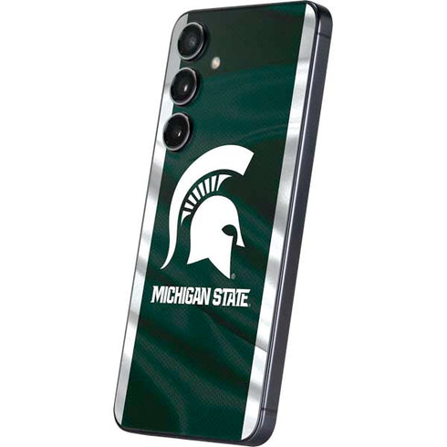 Michigan State University Away Grey Jersey Galaxy S25 Skin